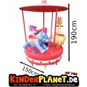 Zirkus Karussell - 3 Tiere - Vorführgerät