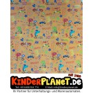 Geschenkpapier Rennwagen Orange
