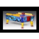 Wasserfester Airhockey-Tisch im Hai-Design groß