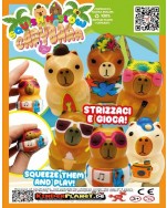 Squishn Slow Capybara Figuren in 65 mm Kapsel