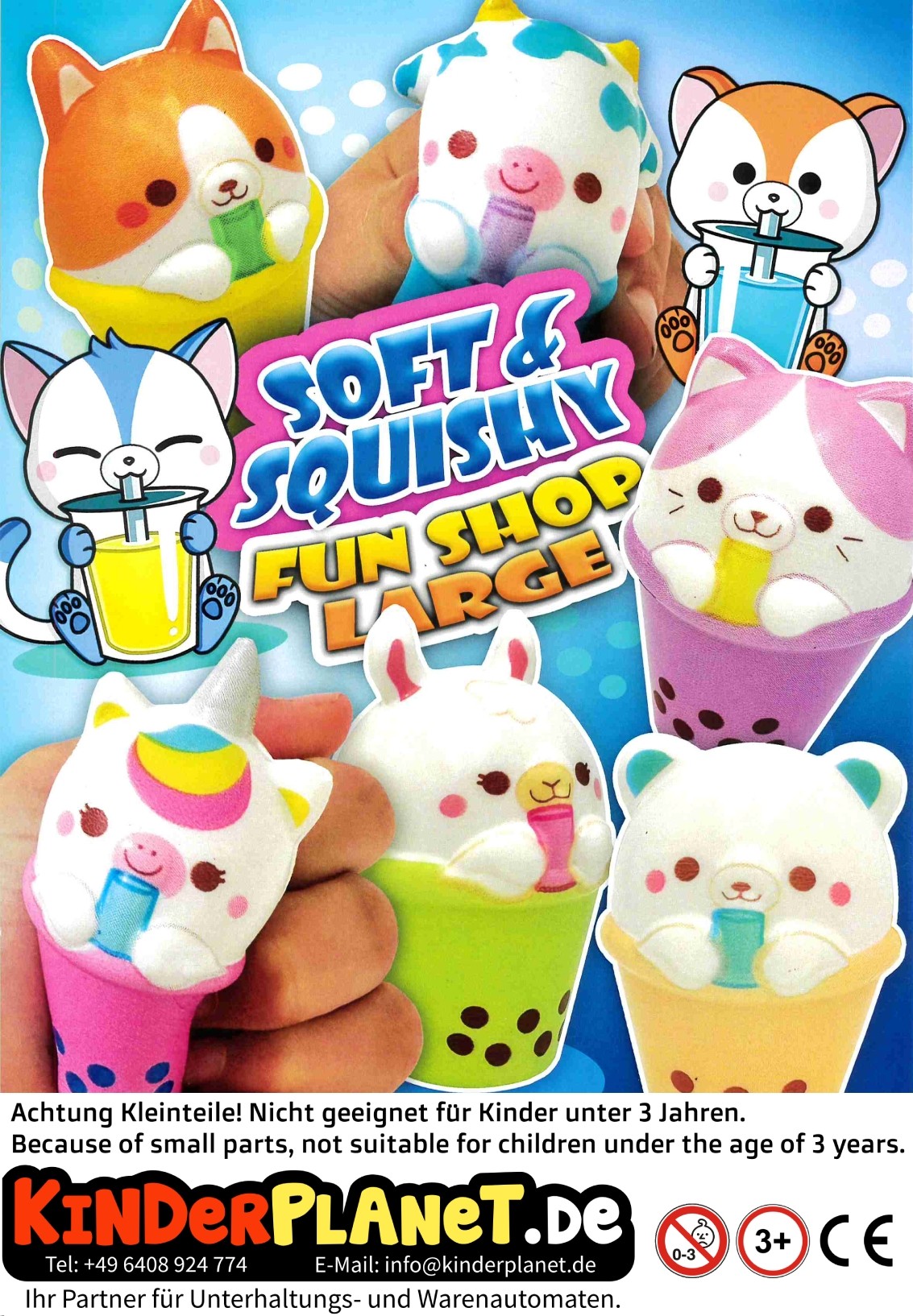 Soft & Squishy Fun Shop Large - in 65mm Kapsel