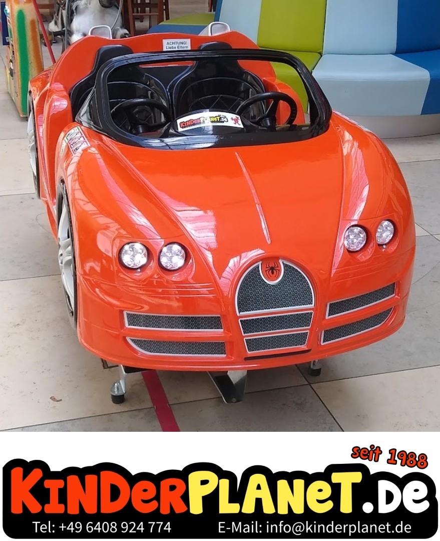 Rennwagen mit LED, Orange