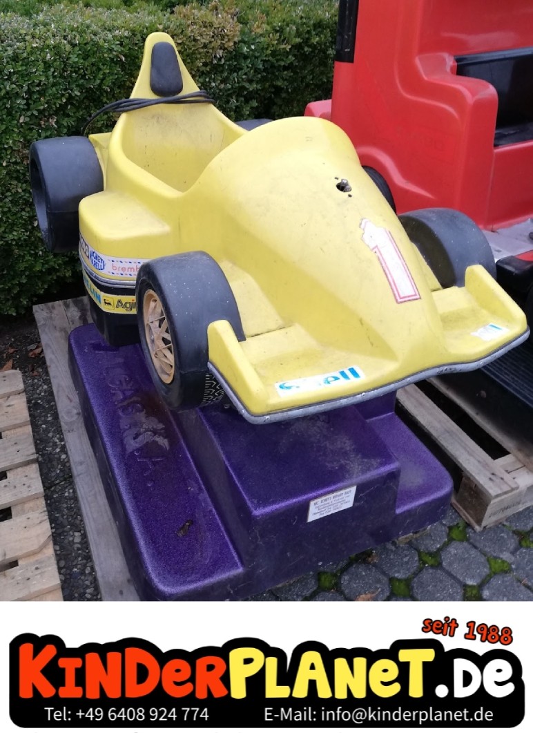 Für Bastler: Formel Sprint Auto in Gelb