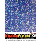 Geschenkpapier Happy Birthday Blau