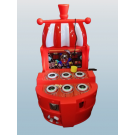 NEU! LED-Hammerspiel "Pirat" in Rot