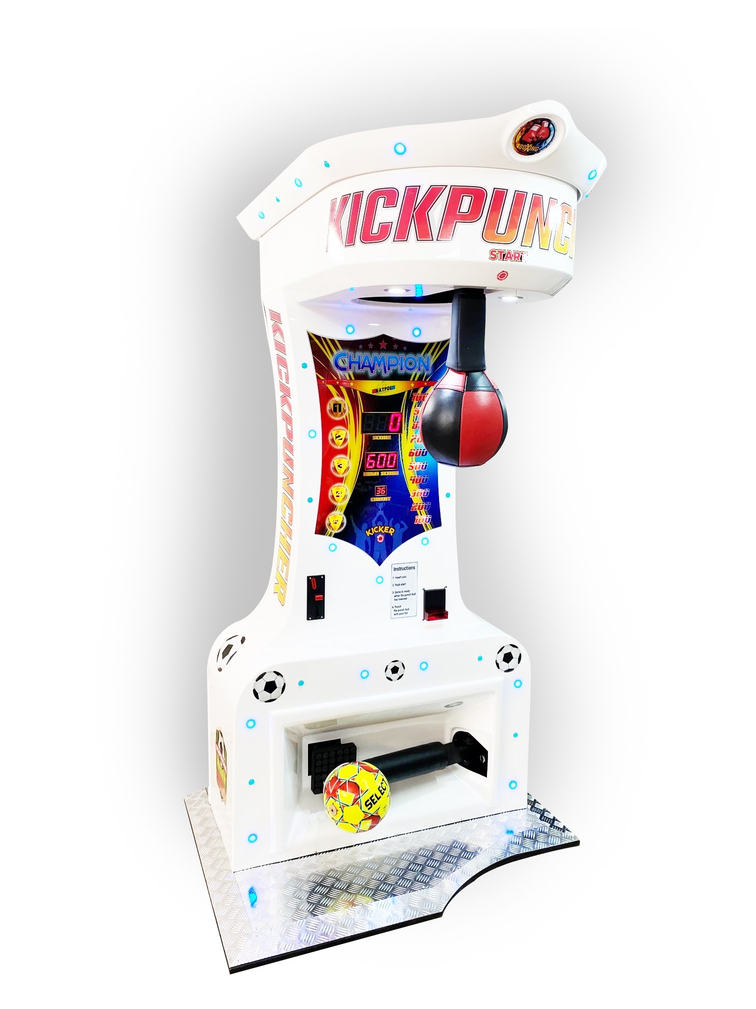 Kickpunch Fussball und Boxautomat