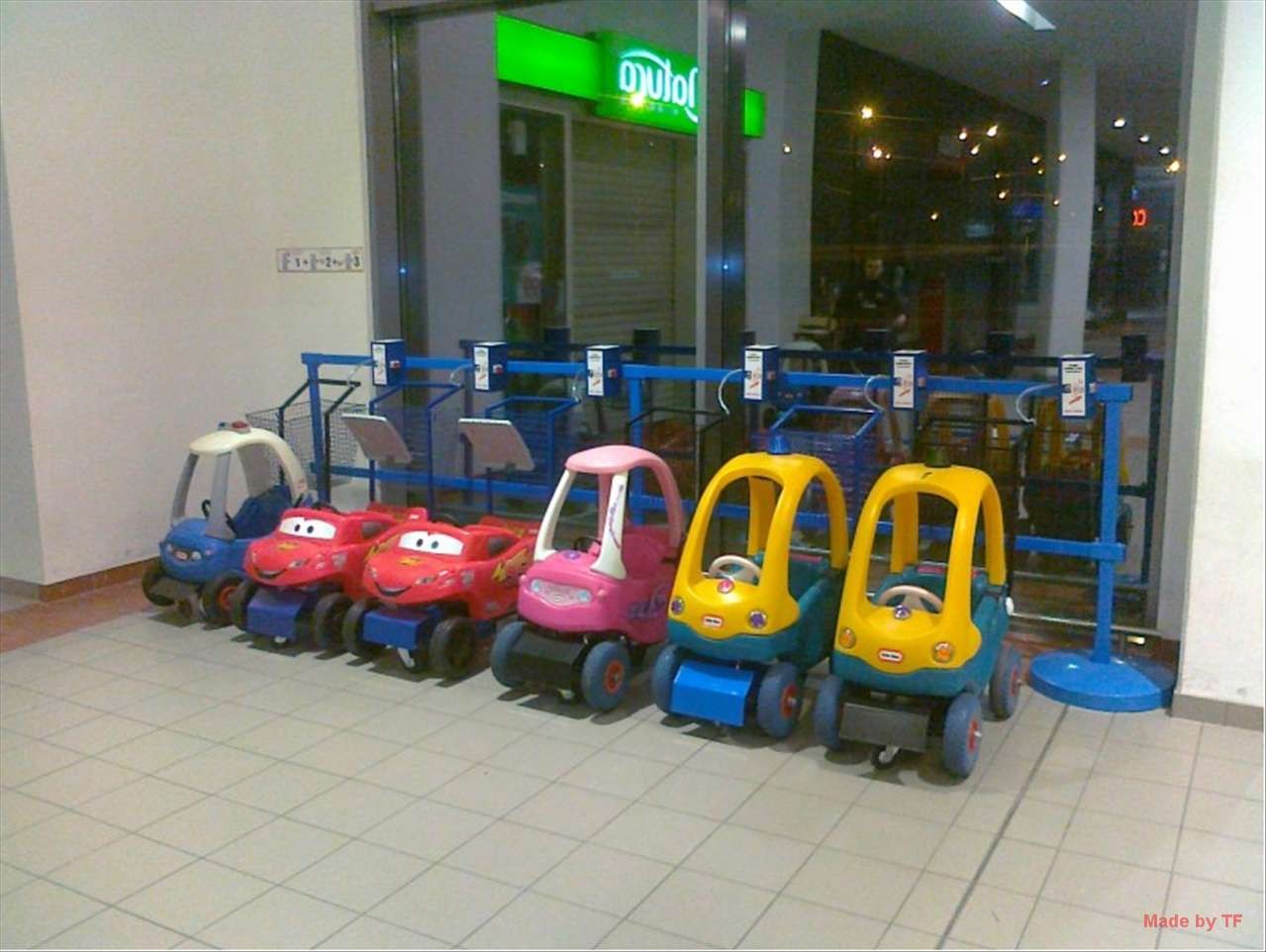Andockstation für Kinder-Einkaufswagen