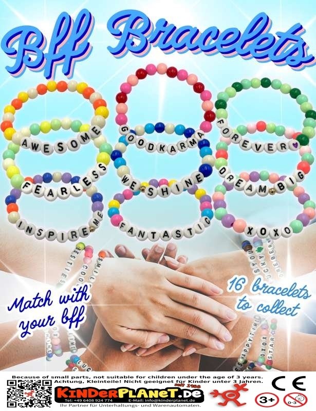 Bff Bracelets Armbänder in 50mm Kapsel