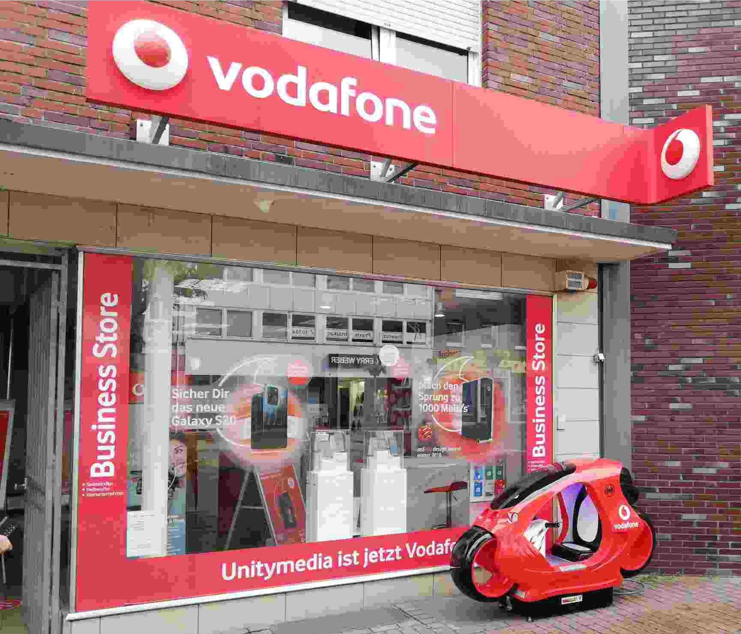 Exclusiv für Vodafone: Futuristisches Super-Rennbike mit LED