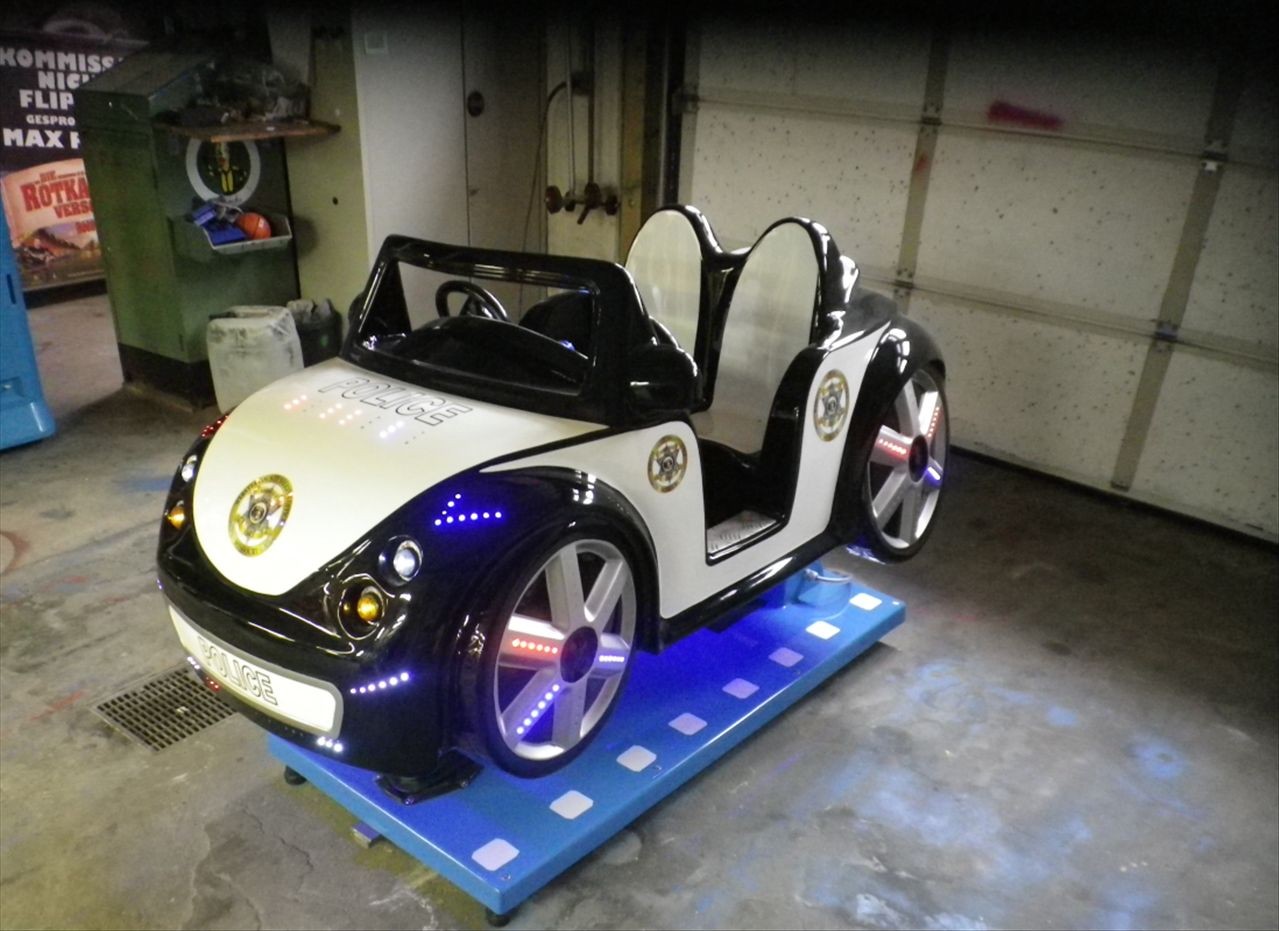 US Polizei Roadster mit LED Lauflicht