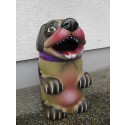 Sprechender Mülleimer Hund mit LED Zähnen 
