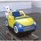 Berti Fun Bug -> Freundliches Auto mit lustigem HUND als Beifahrer!