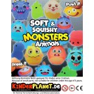 Soft & Squishy Monsters Animals - in 55mm Kapsel