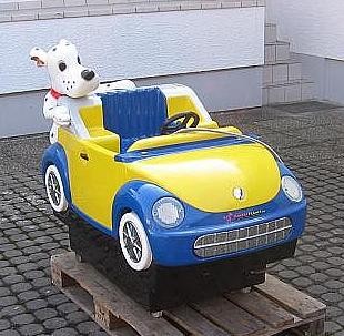 Berti Fun Bug -> Freundliches Auto mit lustigem HUND als Beifahrer!