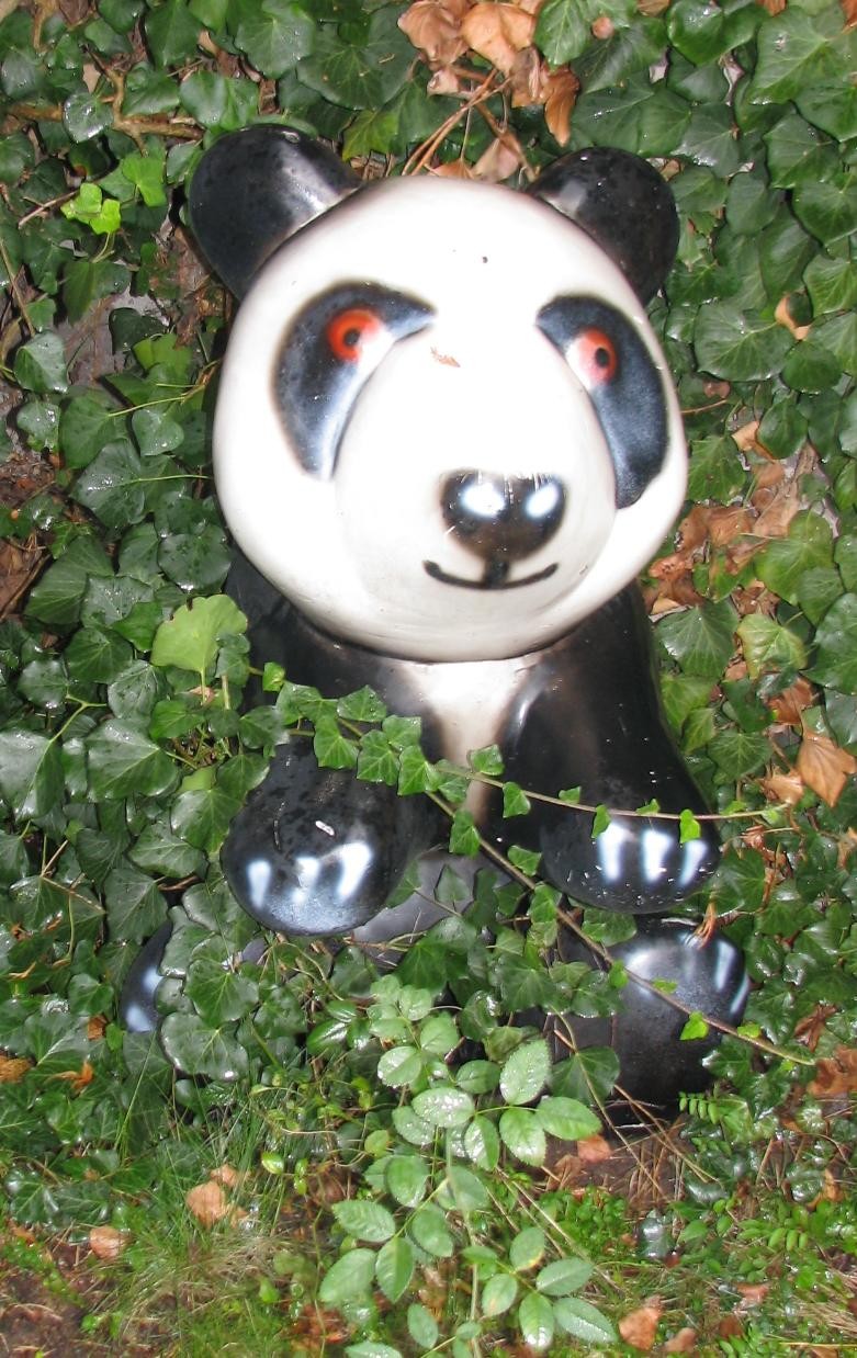 Panda Figur sitzend