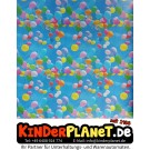 Geschenkpapier Luftballons Blau