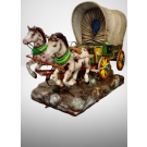 Western Kutsche mit 2 Pferden