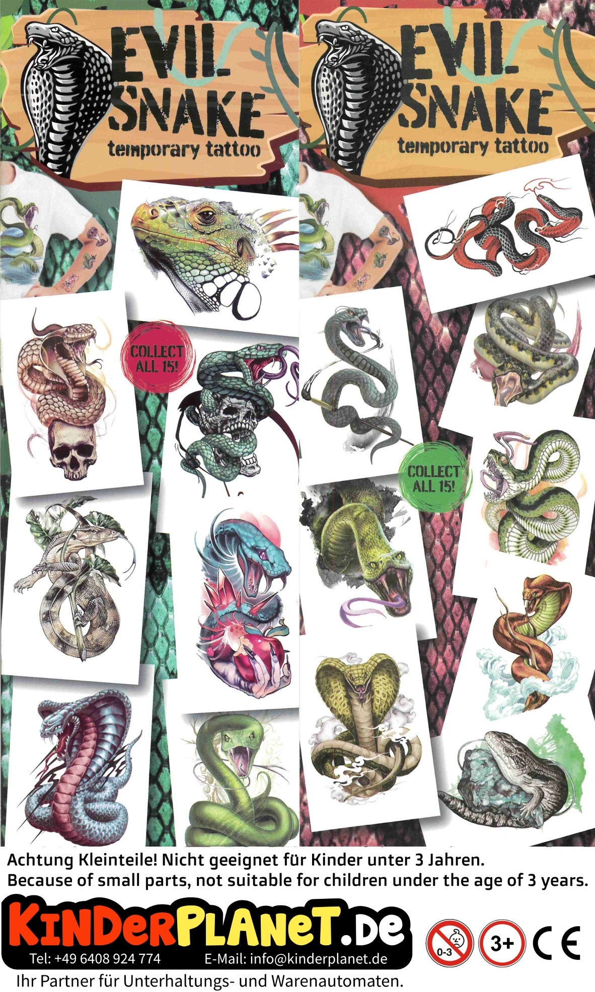 Evil Snake Tattoo