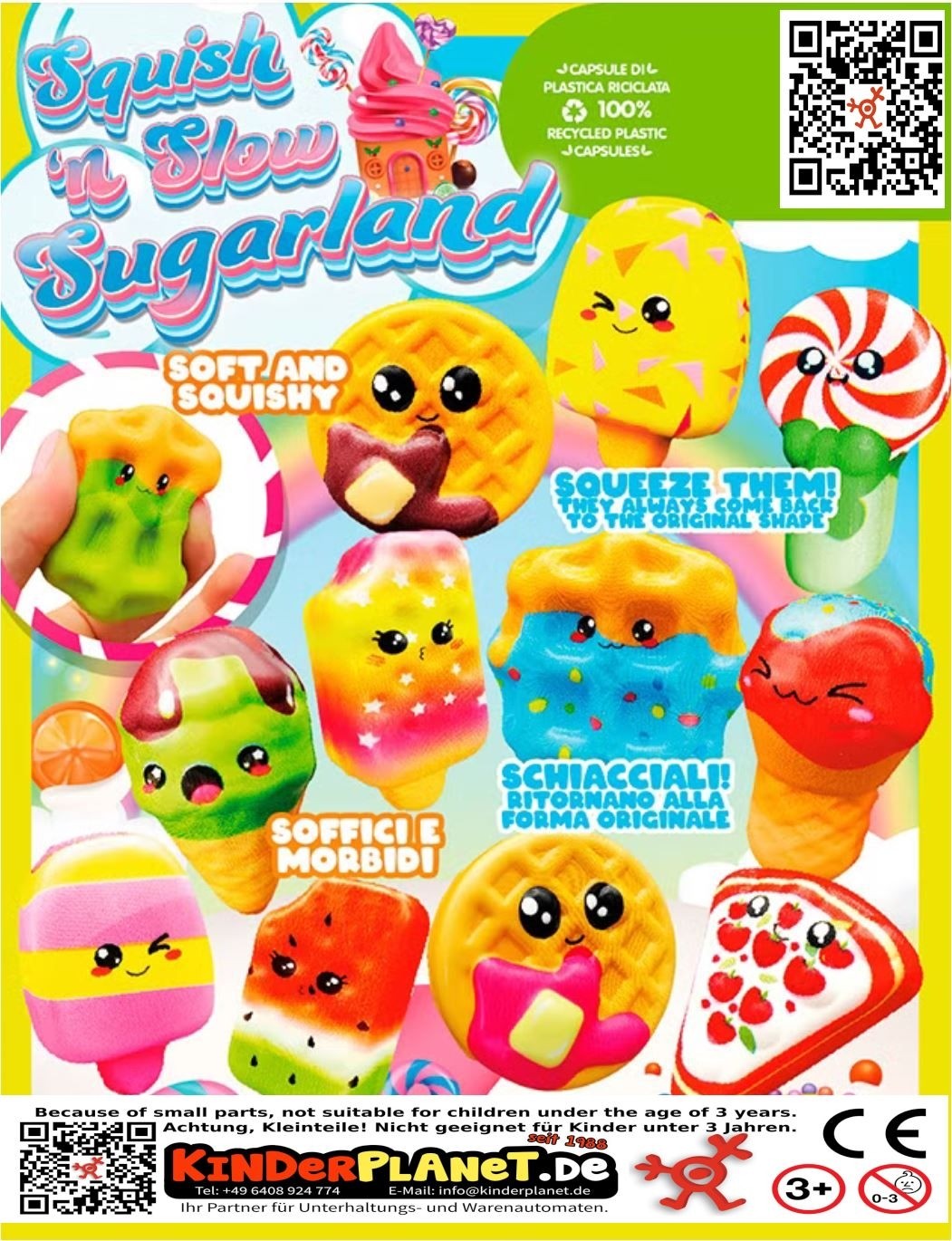 Squishn Slow Sugarland in 65mm Kapsel