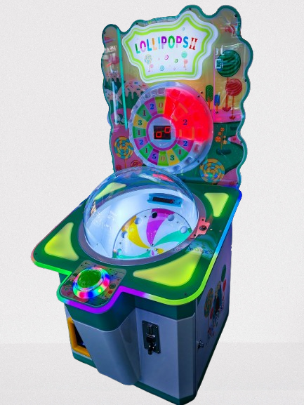 Lollipop 2 Chupa Chups Automat mit Glücksrad Spiel