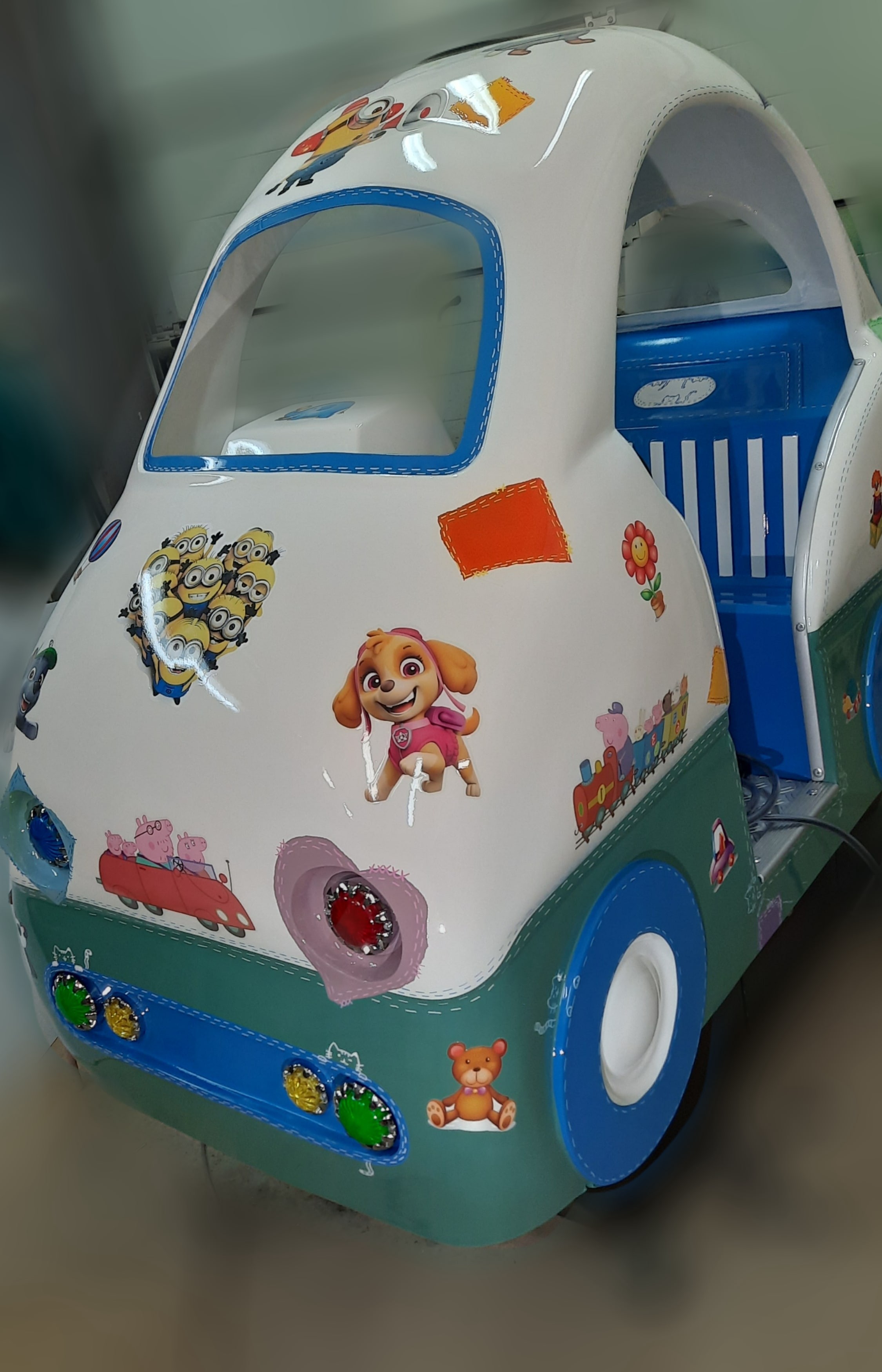 Comic Toy Town Bus