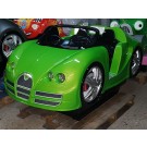 Rennwagen mit LED, grün-metallic