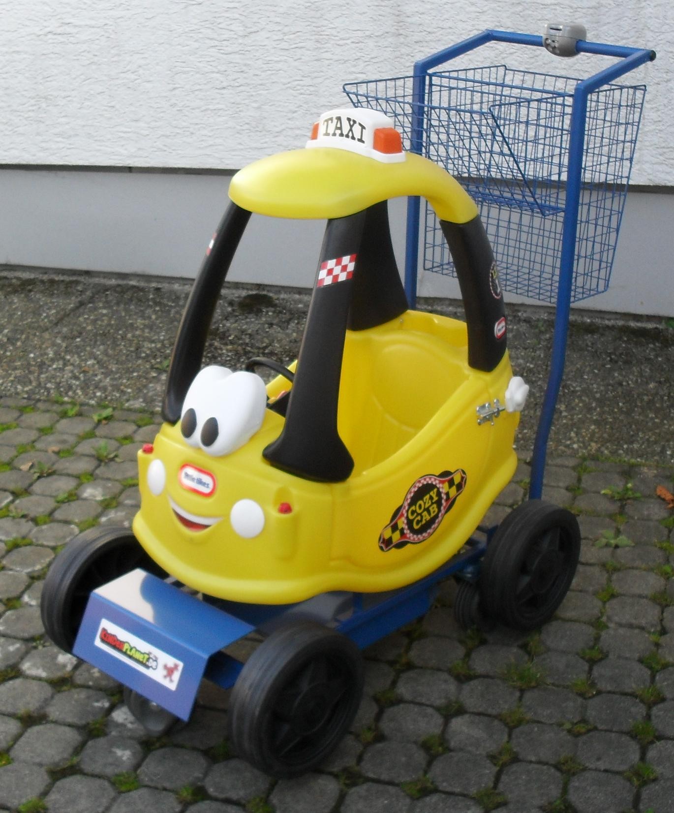 Kinder-Einkaufswagen "Taxi"