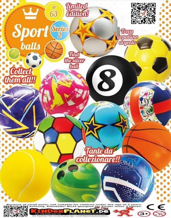 Soft - Sportbälle 63mm