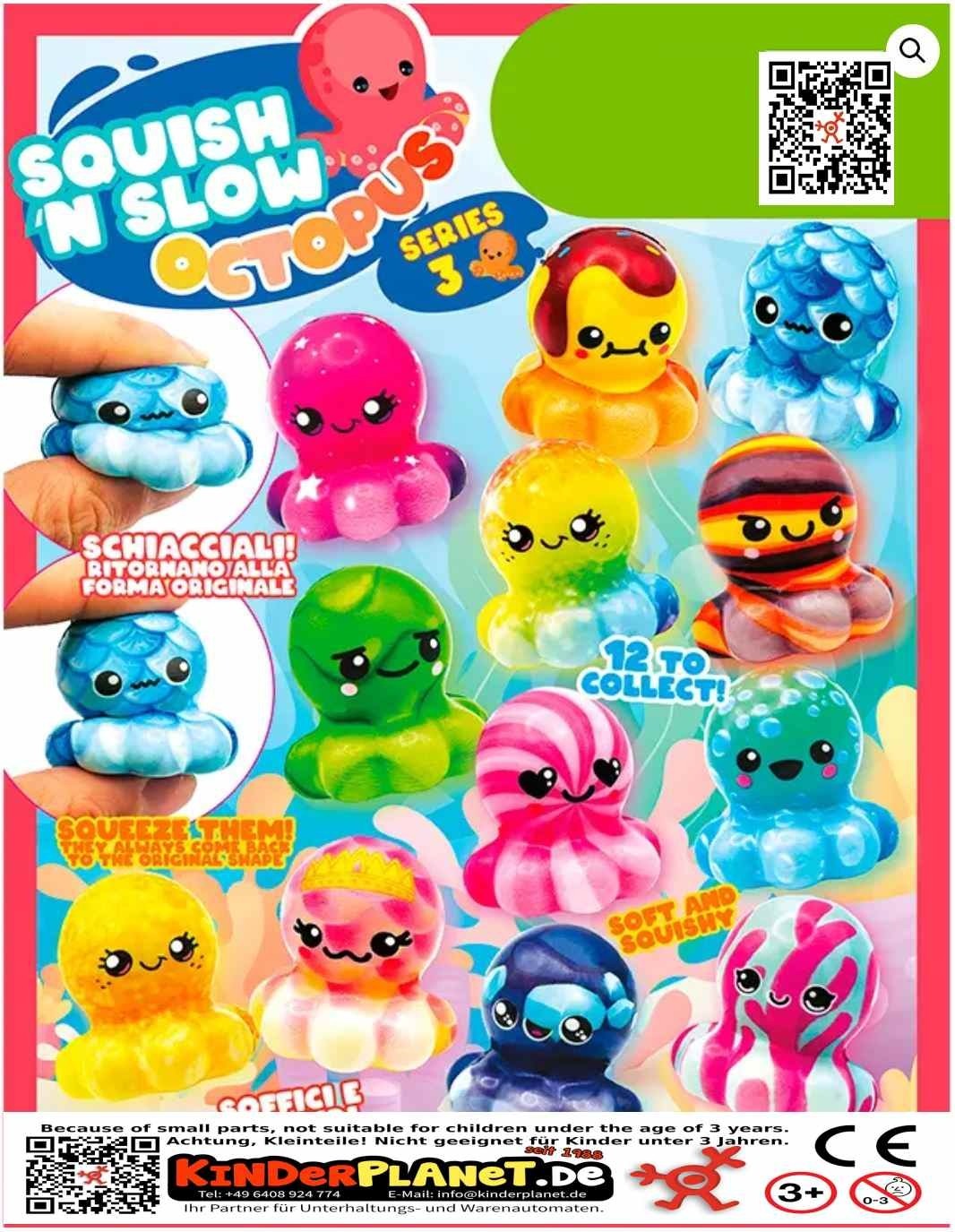  Squishy Octopus in 65mm Kapsel