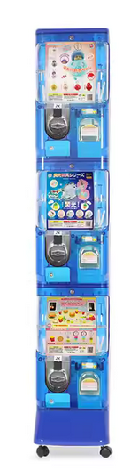Toysstation 3 x1 Schächte in Blau transparent
