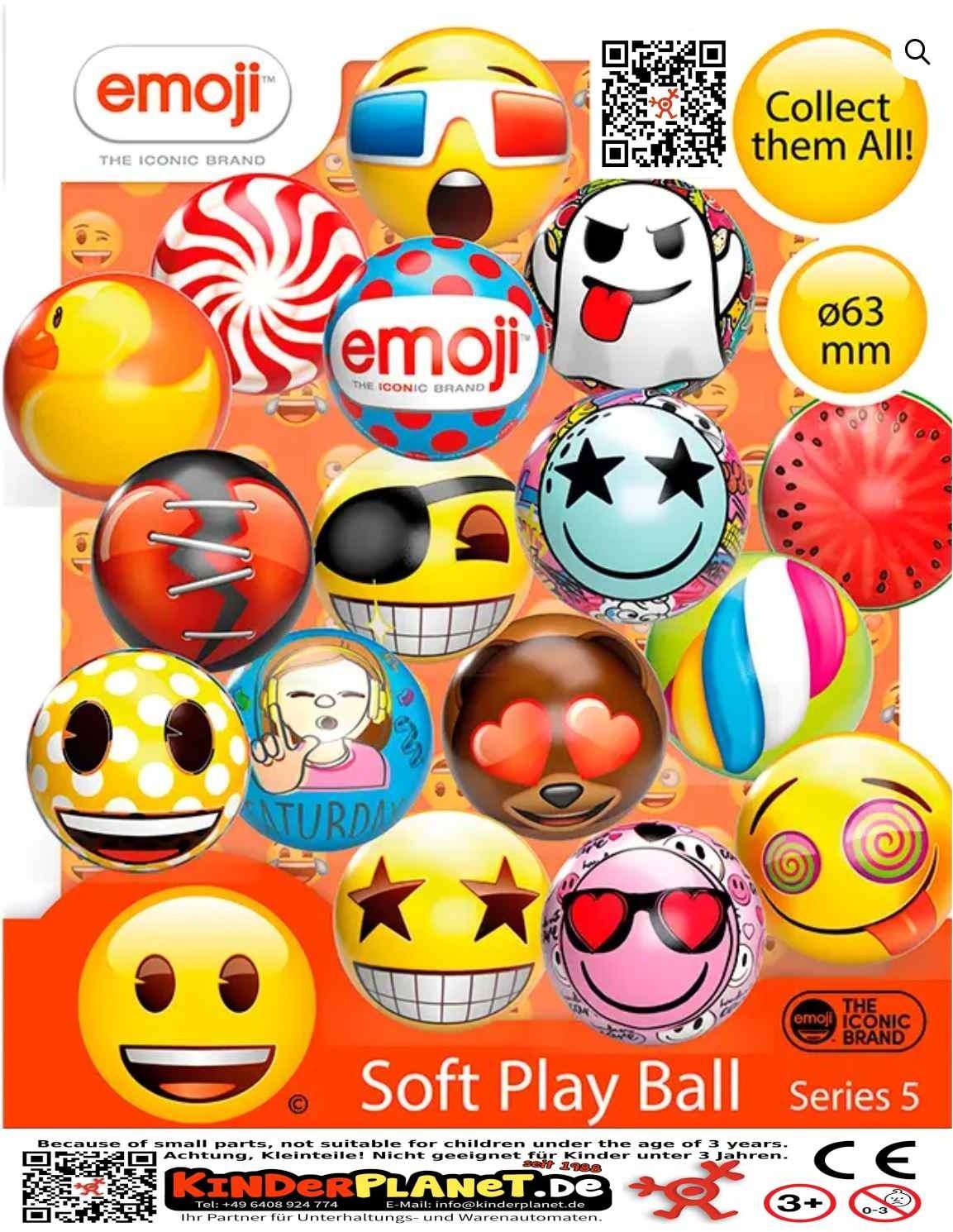 Emoji Softbälle Series 5,  63mm