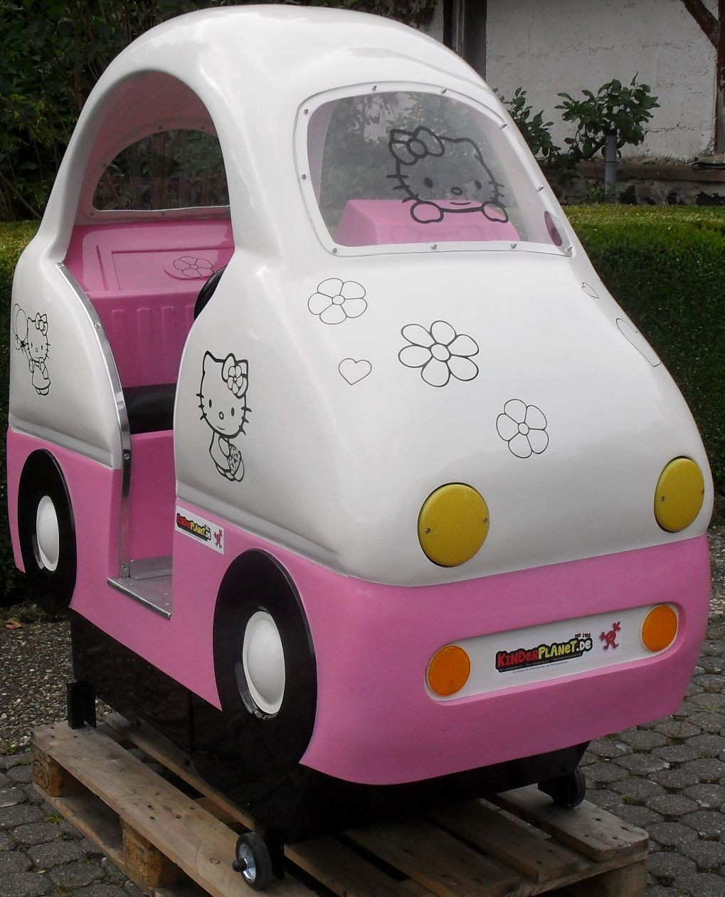 Rosa Hallo Katze Bus Toy Town PINK