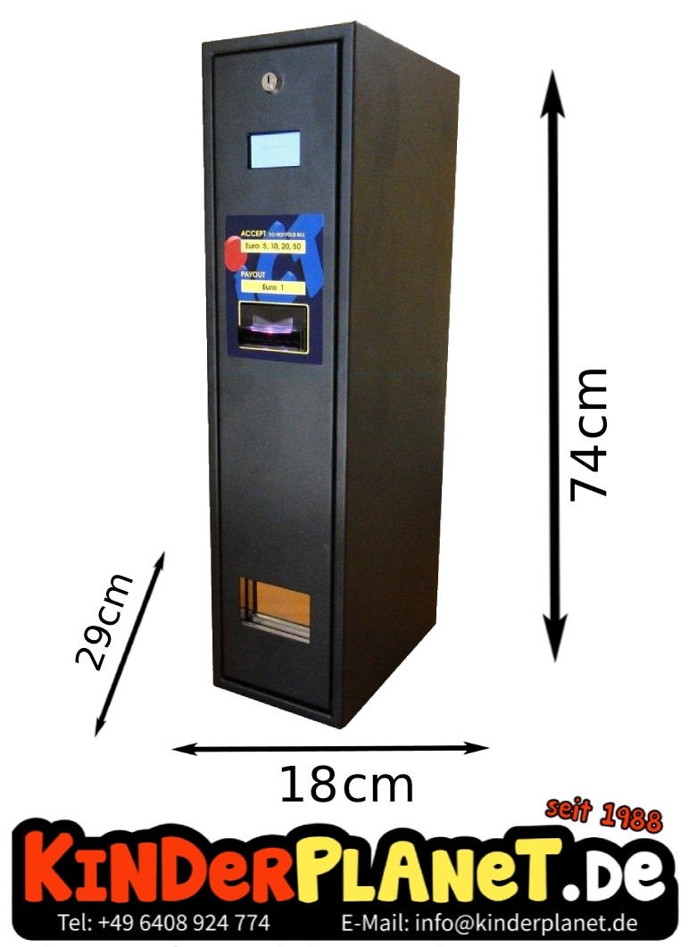 Geldwechsler mit LCD Monitor