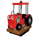 Troy the Tractor, red